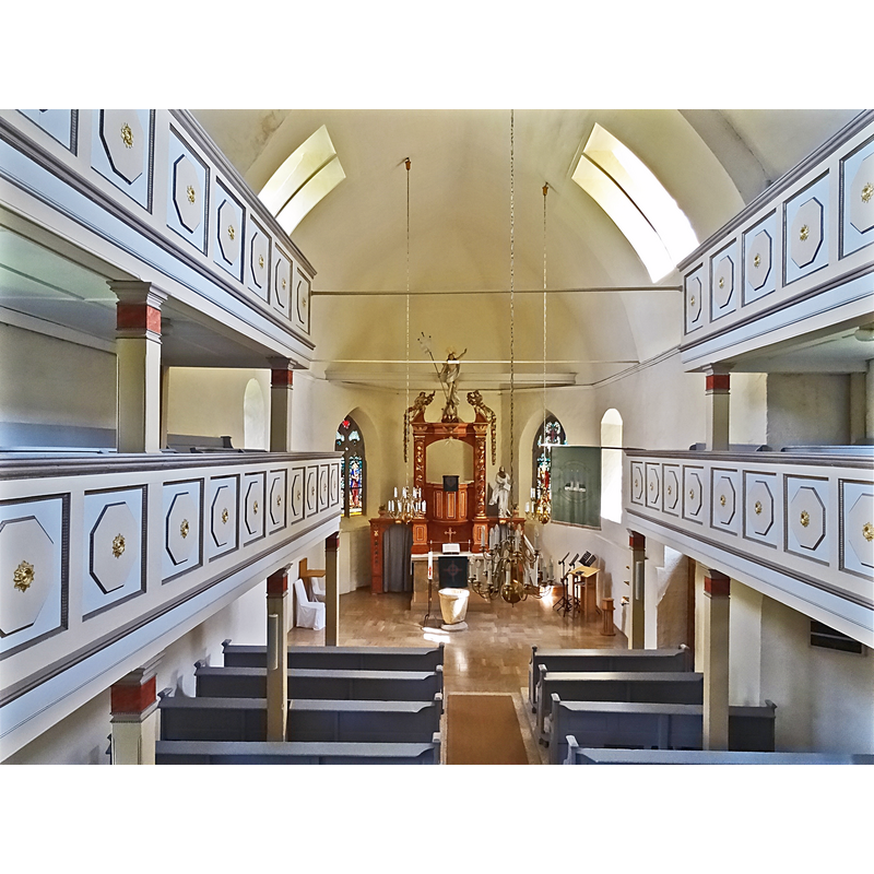 Source caption: "Innenansicht der Dorfkirche St. Martini (Großengottern)"
