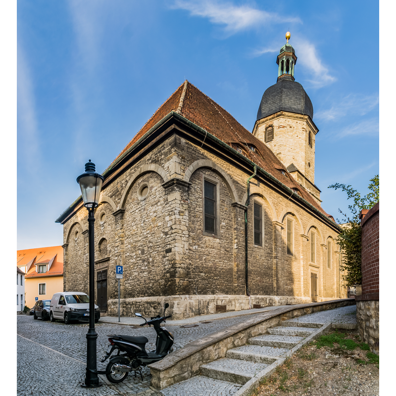 Source caption: "Saint Othmar church in Naumburg, Saxony-Anhalt, Germany" -- serves now [2002] as library and archives of the Evangelical Church