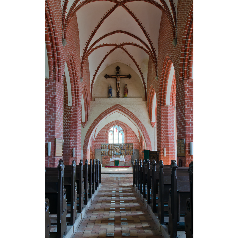 Source caption: " Steffenshagen, Kirche im Inneren - Blick nach Osten"