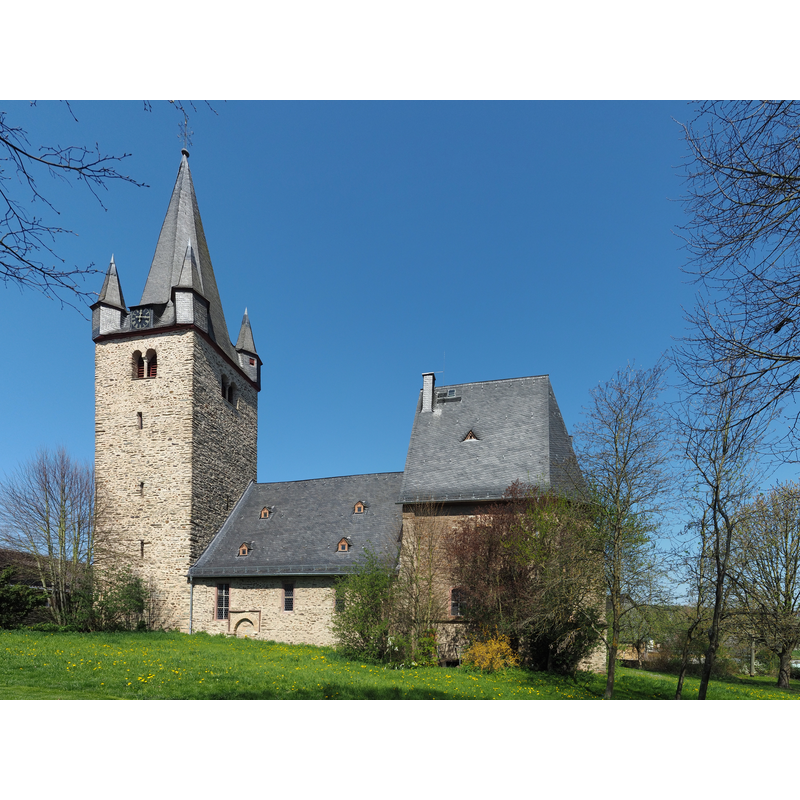 Source caption: "Evangelische Kirche von Breithardt, Hohenstein, Hessen"