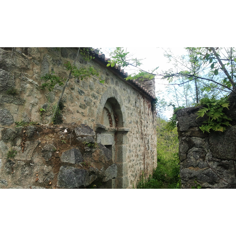 Source caption: "Façade sud de Sainte-Cécile de Cos"