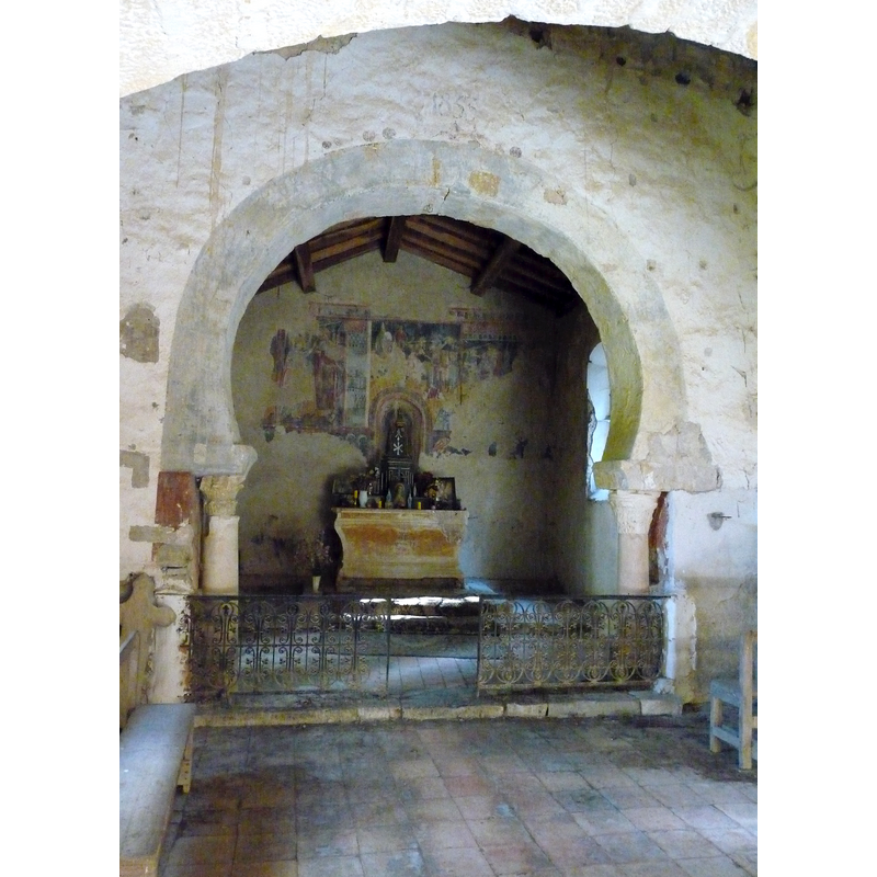 Source caption: "Intérieur de l'église de Sait-Martin-des-Puits"
