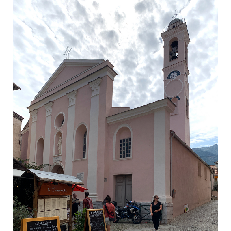 Source caption: "Église de l'Annonciation, Corte."