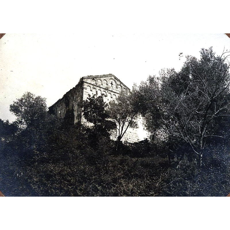 Source caption: "Ancienne église Saint-Jean [...] vue partielle des vestiges'
