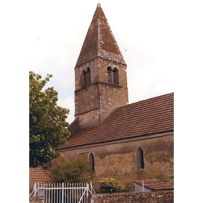 Source caption: "Eglise Saint-Martin : Clocher, élévations nord et ouest, vue générale"