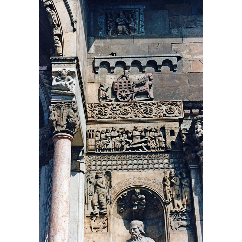 Source caption: "Italie - Emilie-Romagne - Cathédrale de Fidenza"
