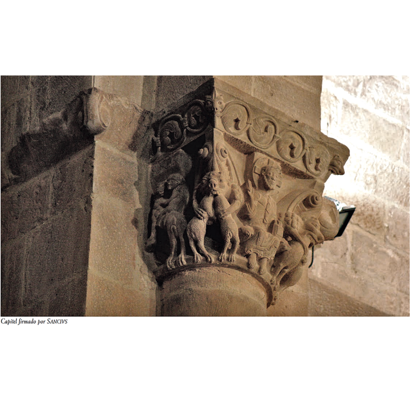 Source caption: "Capitel firmado por SANCIVS"