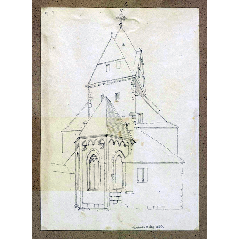 Source caption: "Evangelische Stadtkirche Laubach "