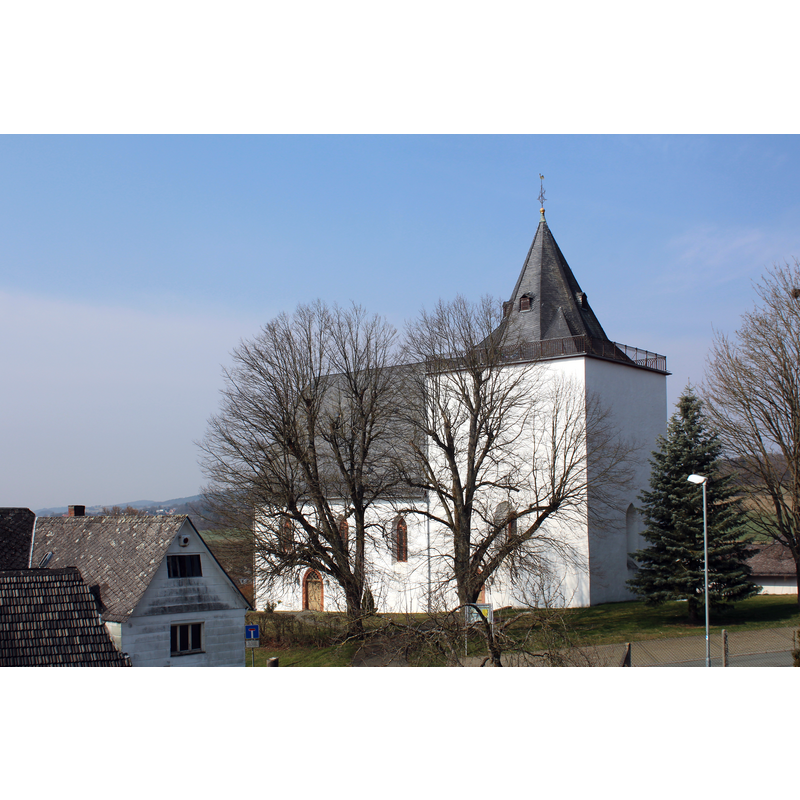 Source caption: "Evangelische Kirche Niederweidbach, Gemeinde Bischoffen, Lahn-Dill-Kreis, Hessen, Deutschland"