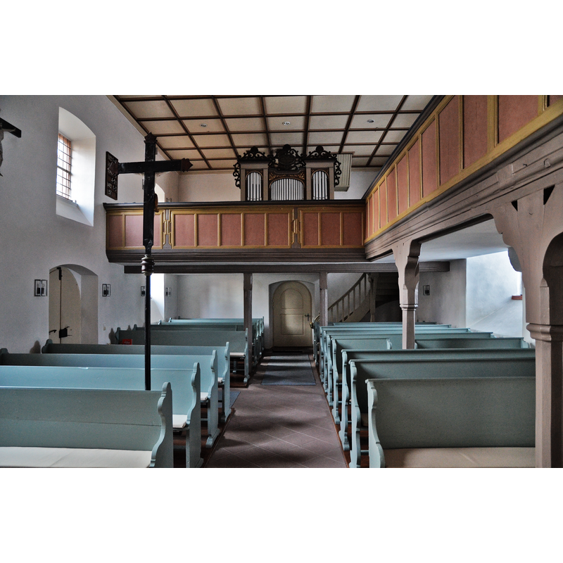 Source caption: " Evang.-Luth. Kirche in Volkershausen Innenraum"