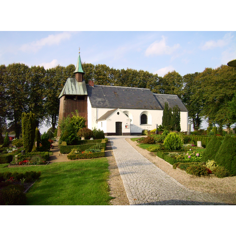 Source caption: "Kirche in Taarstedt"