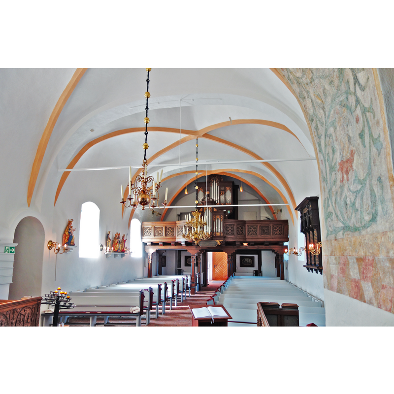 Source caption: " Marienkirche Kleinwaabs, Kreis Rendsburg-Eckernförde, Schleswig-Holstein, Deutschland" -- after the restoration