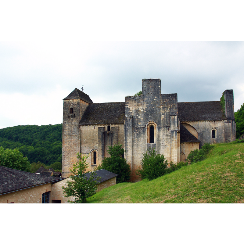Source caption: "Abbaye de Saint Amand de Coly"