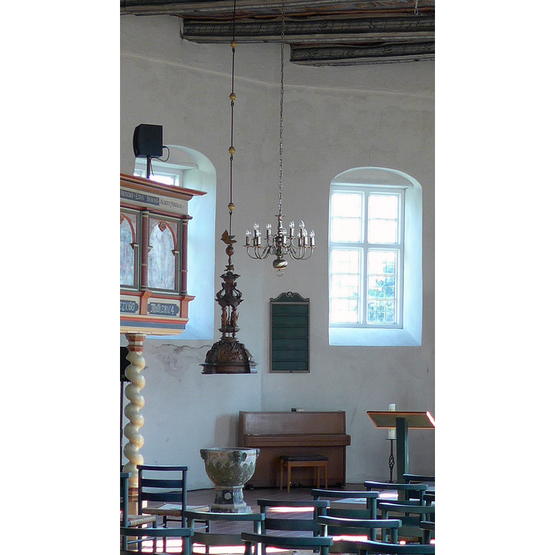 in the northwest corner of the chancel