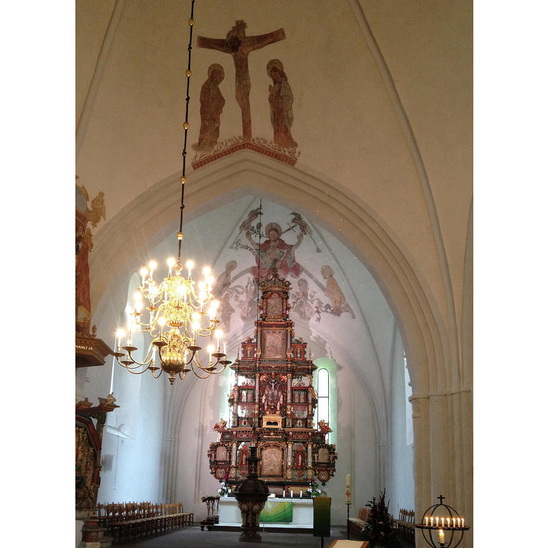 Source caption: "Varel, Schlosskirche, Inneres"