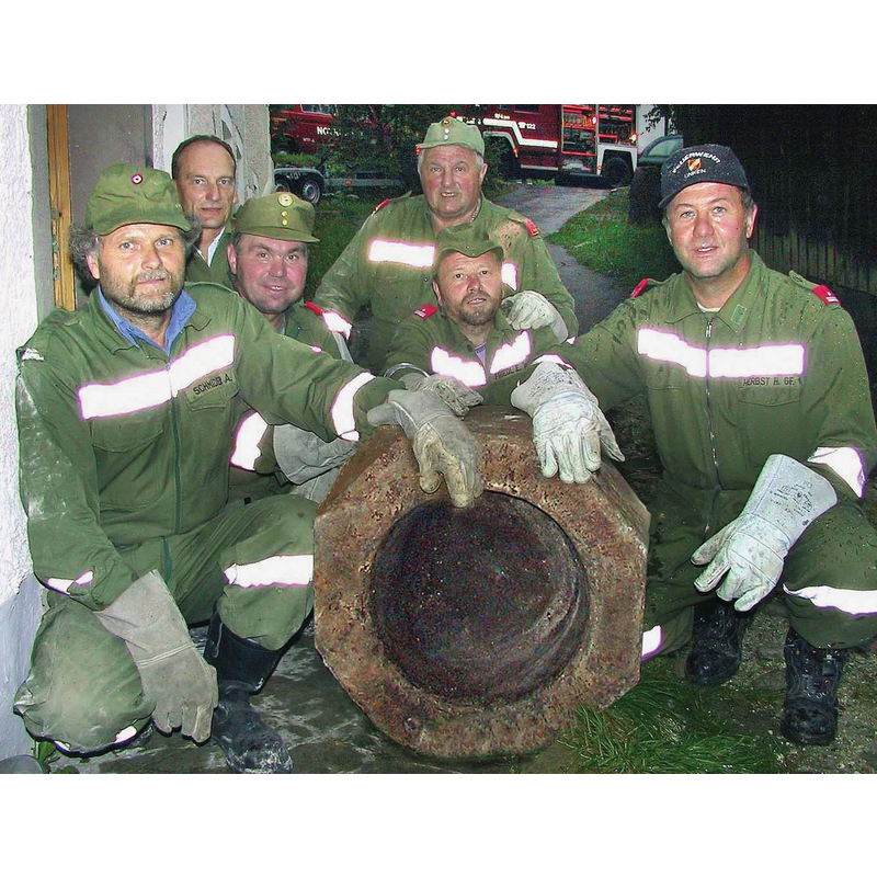 the old basin and the proud rescuers