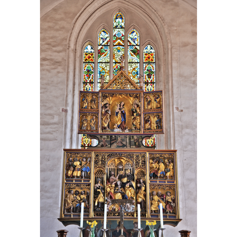Source caption: "Altar der Marienkirche in Wittstock/Dosse"