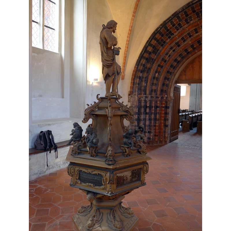 Source caption: "Wittstock, Marienkirche Taufbecken, 1634"