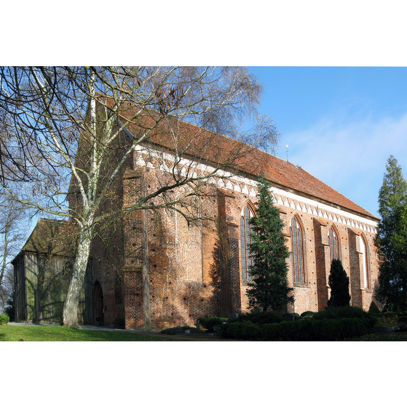 Sourrce caption: "Kirche in Hohen Viecheln, Landkreis Nordwestmecklenburg, Mecklenburg-Vorpommern"