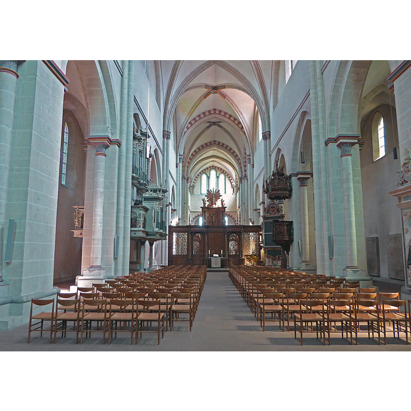 Source caption: "Blick ins Kirchenschiff der Klosterkirche Riddagshausen (Braunschweig)"