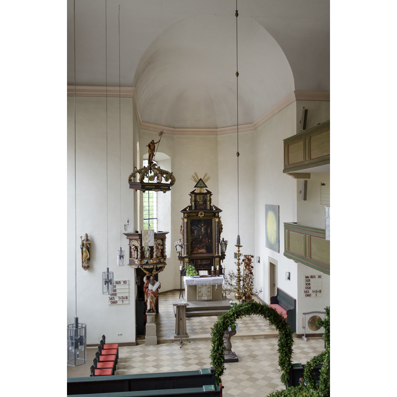 Source caption: "Obernbreit, St. Burkard Kirche"