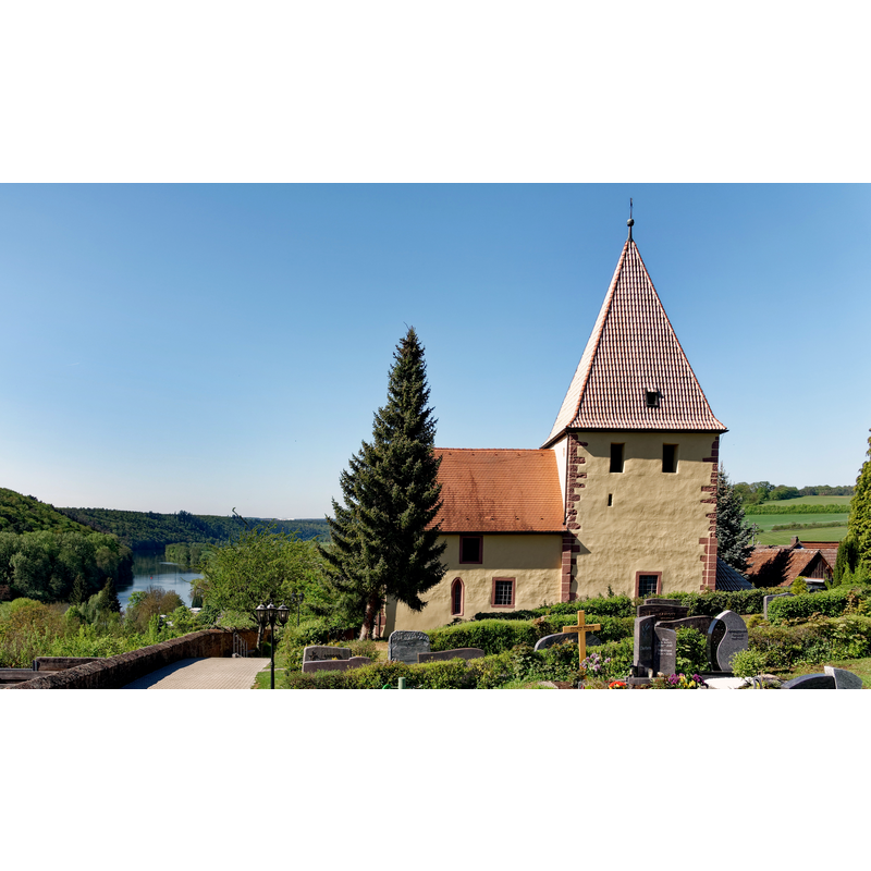 Source caption: "Die Jakobskirche in Urphar."