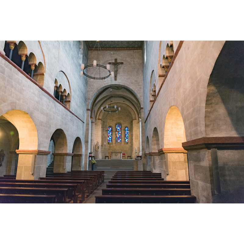 Source caption: "Limburg, Dietkirchen, Kath. Pfarrkirche St. Lubentius und Juliana"