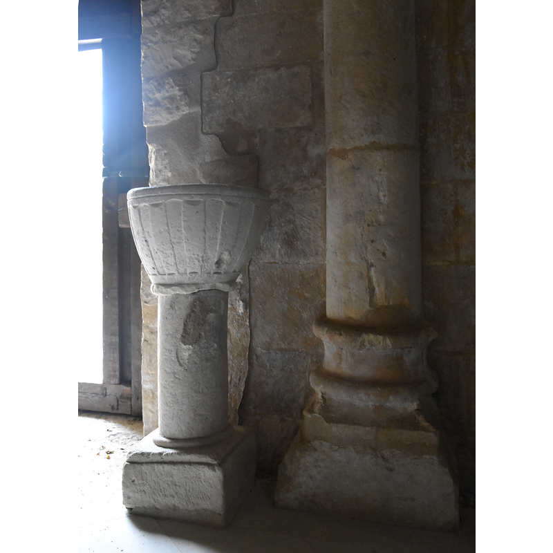 by the south doorway
