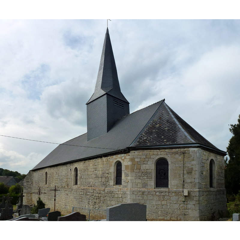 Source caption: "Draize (Ardenens) Église Sainte-Anne, chevet"