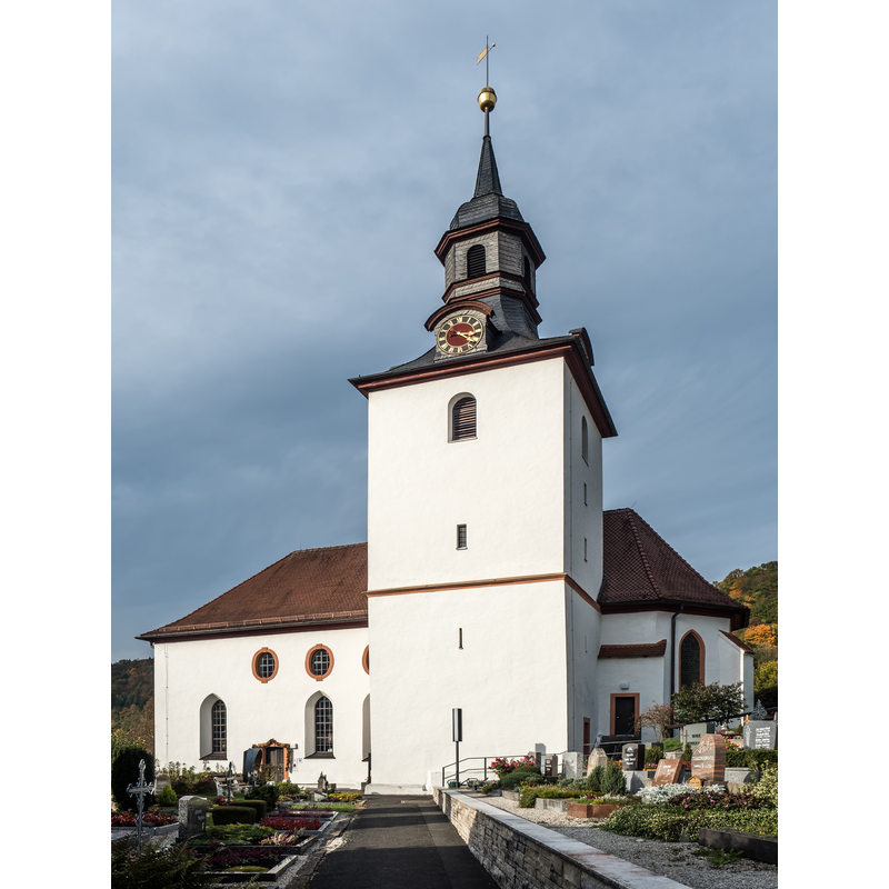 Source caption: "Evangelisch Lutherische Pfarrkirche Sankt Laurenzius in Muggendorf"