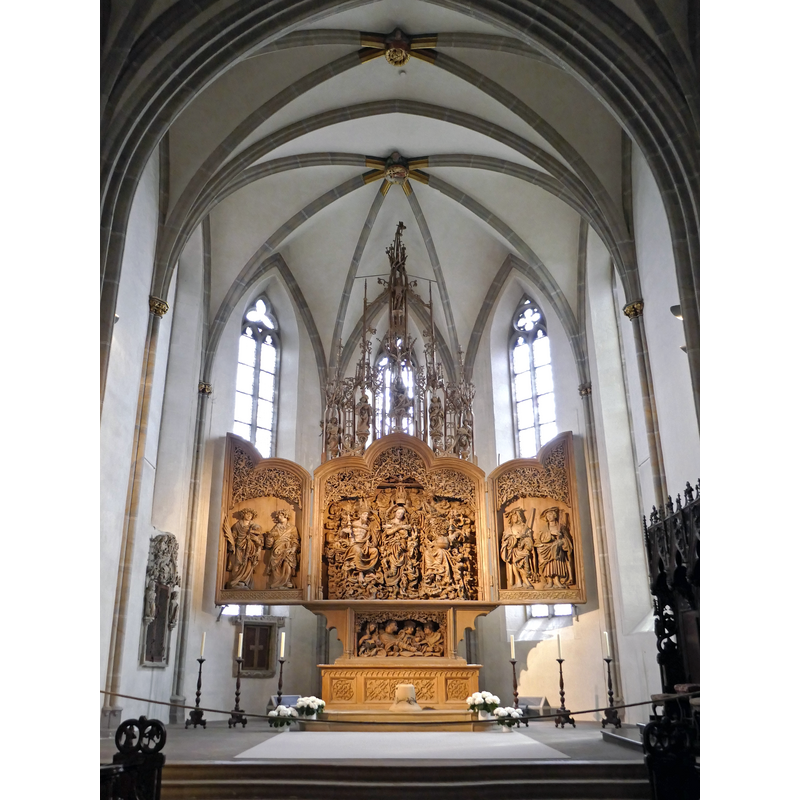 Source caption: " Breisacher Stephansmünster, Hochaltar (Meister HL)."