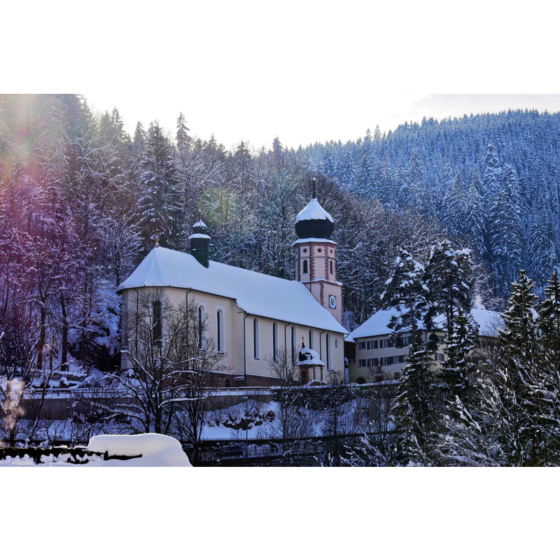 Source caption: "Bilder der Wallfahrtskirche "Maria in der Tanne" in Triberg Schwarzwald"