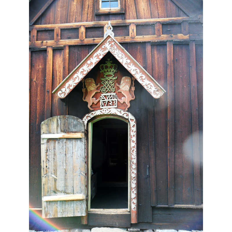 Source caption: "Nore stavkirke i Nore og Uvdal kommune, Buskerud."