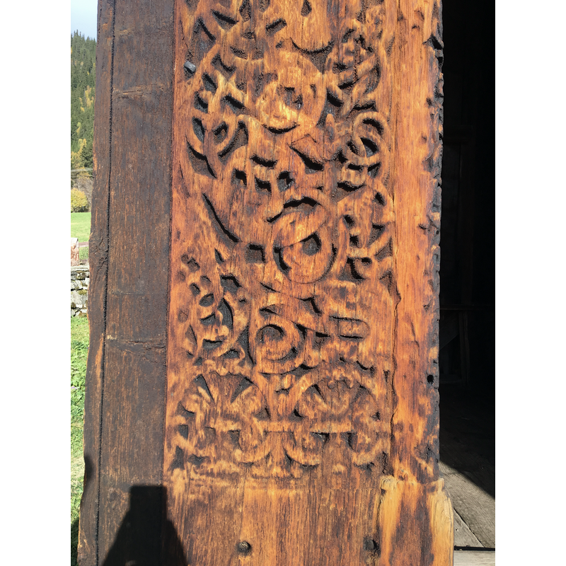 Source caption: "Lomen Stave Church is a medieval wooden Church in Vestre Slidre municipality of Oppland county, eastern Norway."
