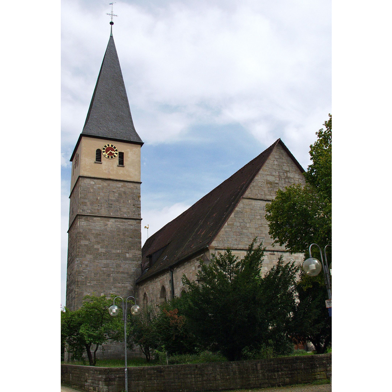 Source caption: "Evangelische Stadtkirche Lorch"