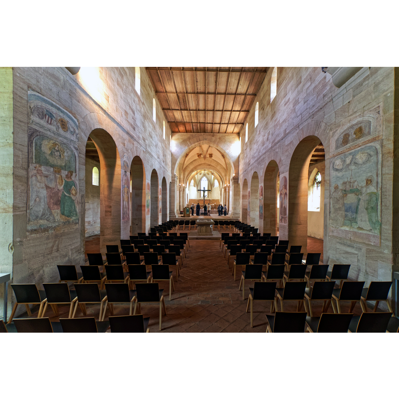 Source caption: "The monastery church of Lorch."