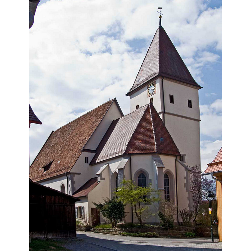 Source caption: "Tailfingen - Evang. Kirche"