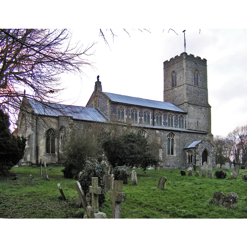 Source caption: "St Peter and St Paul’s Church, Fressingfield. Off Church Street"