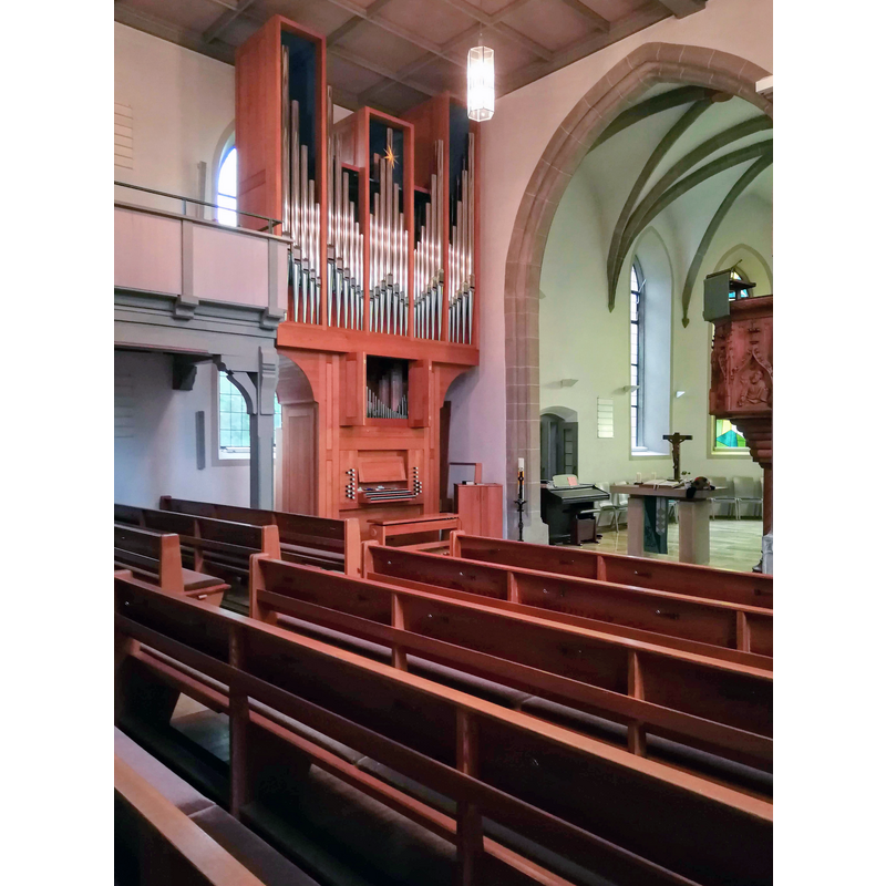 Source caption: "Evangelische Januariskirche Erdmannhausen, Landkreis Ludwigsburg, Baden-Württemberg, Deutschland"
