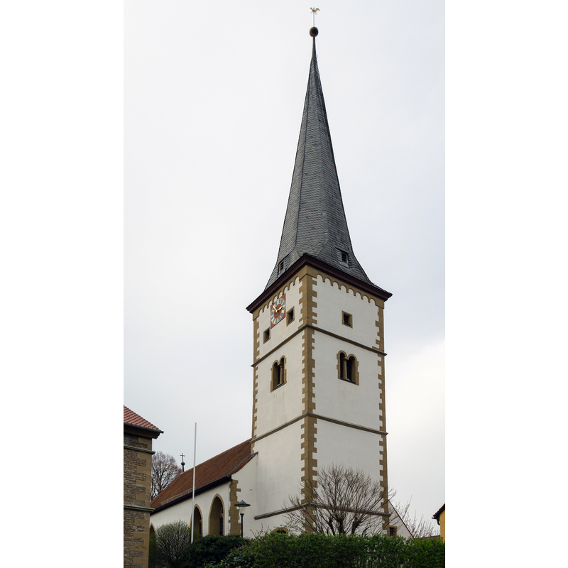 Source caption: "Buchbrunn, Evang.-lutherische Pfarrkirche"