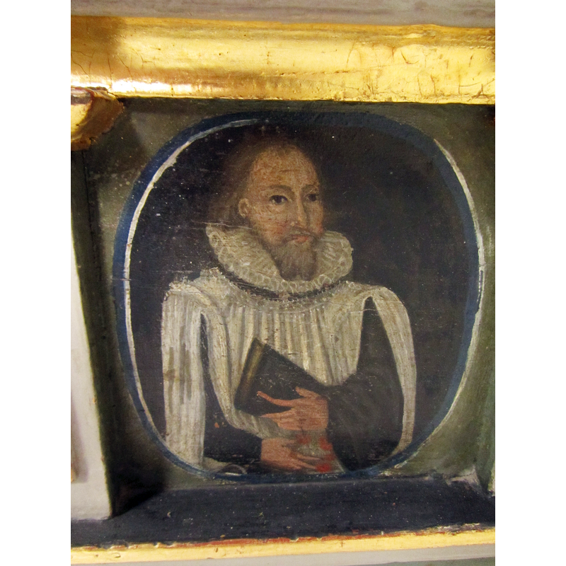 Source caption: "Bildnis des Pfarrers Christoph Wolfram (1613-1656) in der Pfarrkirche St. Johannis in Wirsberg, Kr. Kulmbach"