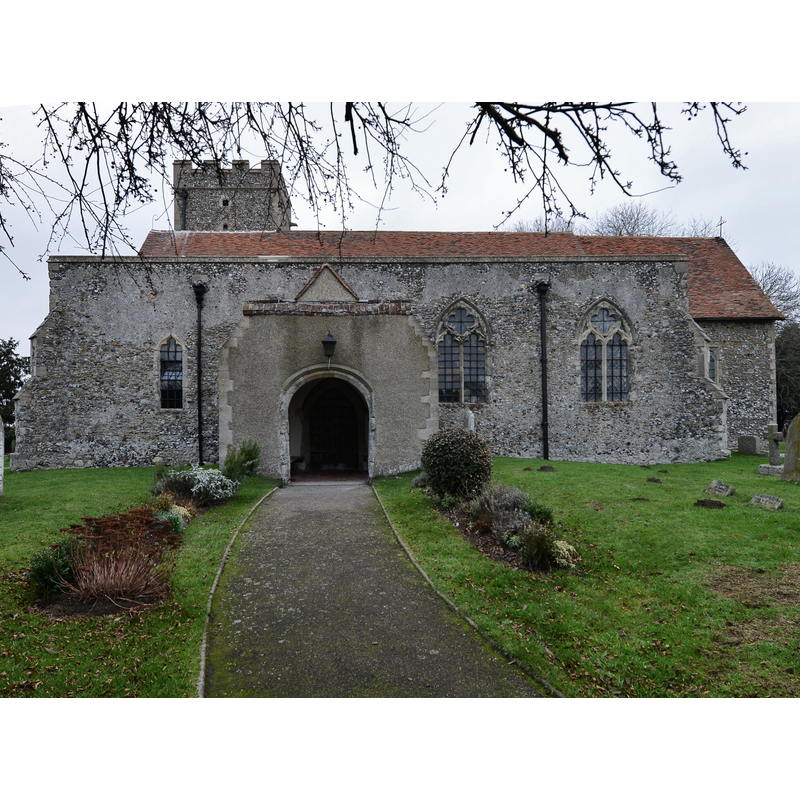 Source caption: "Graveney, All Saints Church: Southern aspect"