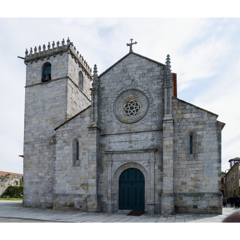 Source caption: "Mother Church (Cathedral) of Caminha, north of Portugal."