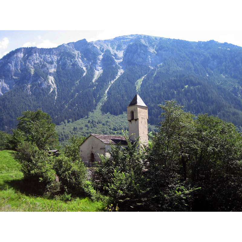Source caption: "Kirche in Clugin"