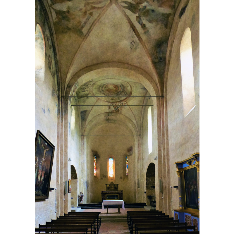 Source caption: "Abbatiale Saint-Polycarpe de Saint-Polycarpe"