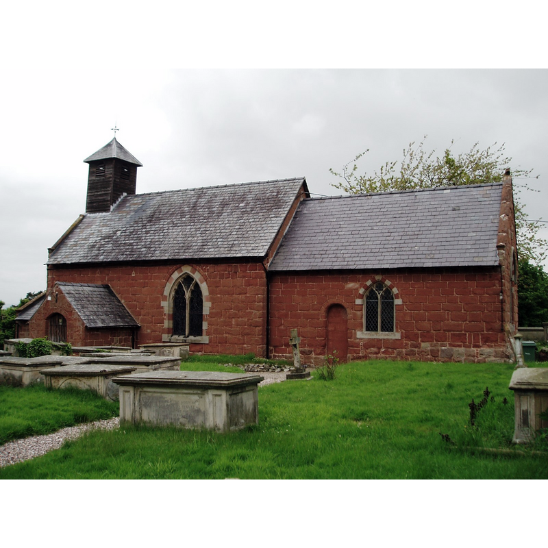 Source caption: "The Church of St Mary the Virgin, Shrawardine"