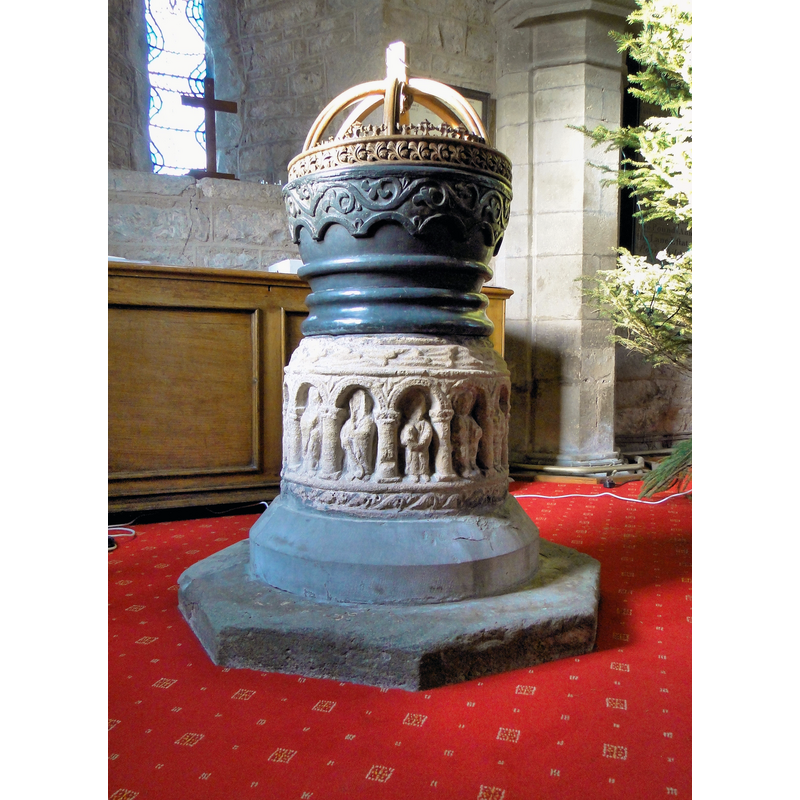 Source caption: "St Mary, Burghill: historic site, village, religious site, funerary structure"