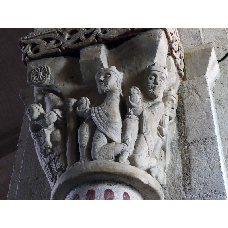 Source caption: "L'église Sainte-Engrâce à Sainte-Engrâce (Pyrénées-Atlantiques, Nouvelle-Aquitaine, France)." -- Adoration of the Magi