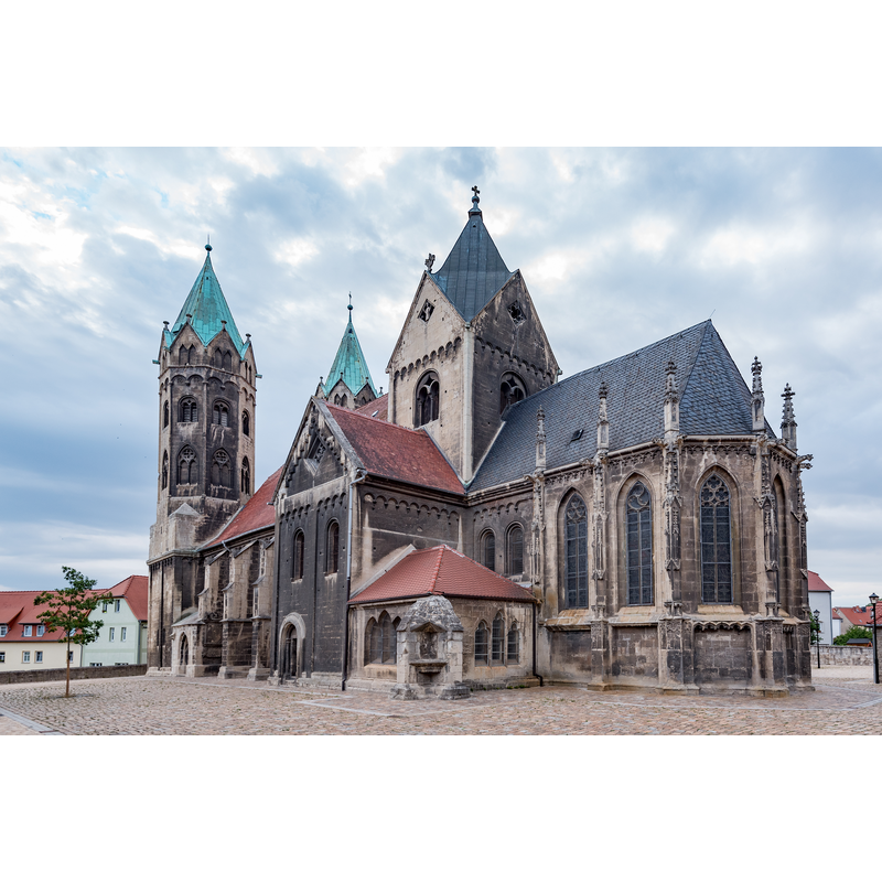 Source caption: "Freyburg (Unstrut), Kirchplatz, Kirche St. Marien"