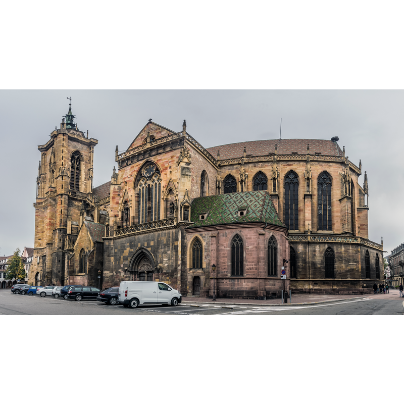 Source caption: "Saint Martin church in Colmar, Haut-Rhin, France"